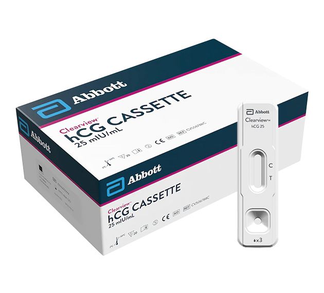 slide image Clearview&trade; hCG Cassette (25mIU/mL)